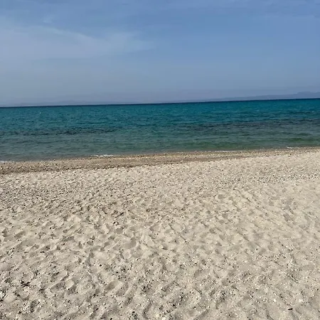 Beach Next To The House Agni Hanioti Exterior photo