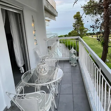 Beach Next To The House Agni Hanioti Exterior photo